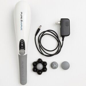 Pure Wave Cordless Handheld Massager – Rechargeable, Deep Tissue Muscle Relief